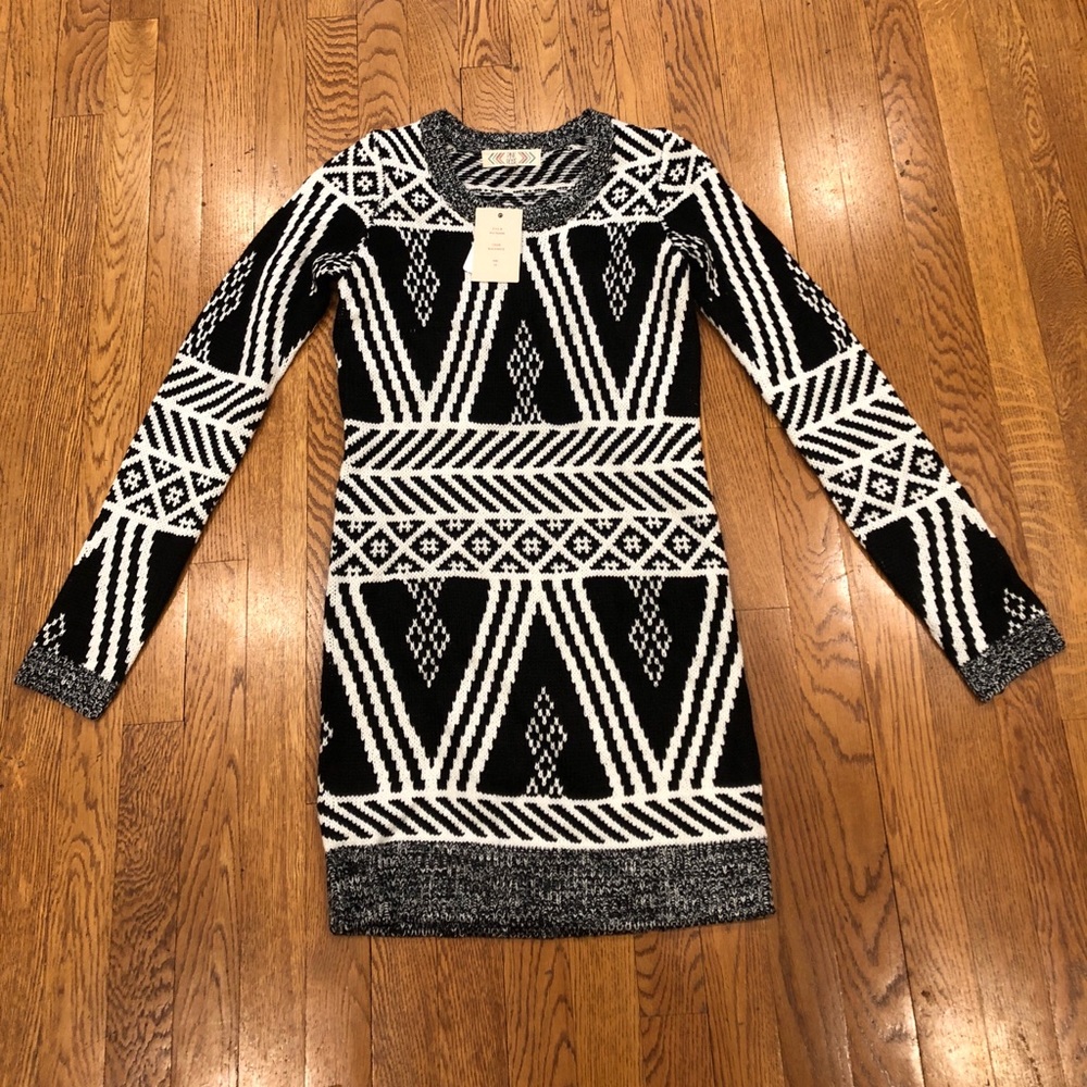 Knit sweater dress from Belk